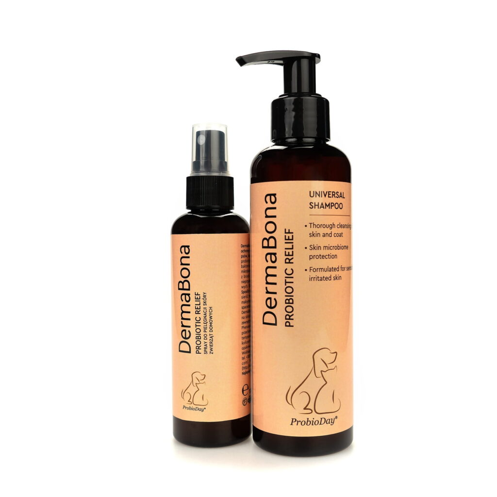 zestaw DermaBona SkinCare do pielęgnacji skóry i sierści zwierząt