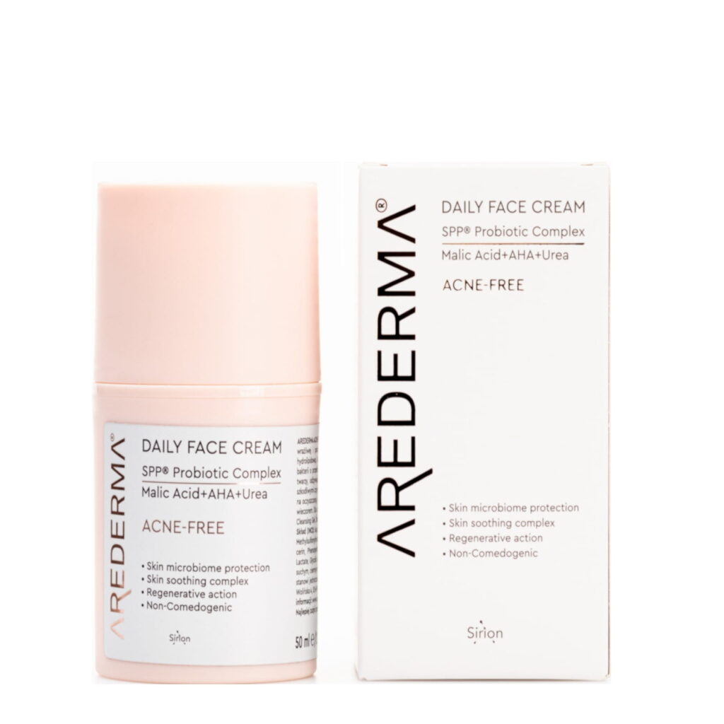 Krem do twarzy z probiotykami AREDERMA® ACNE-FREE