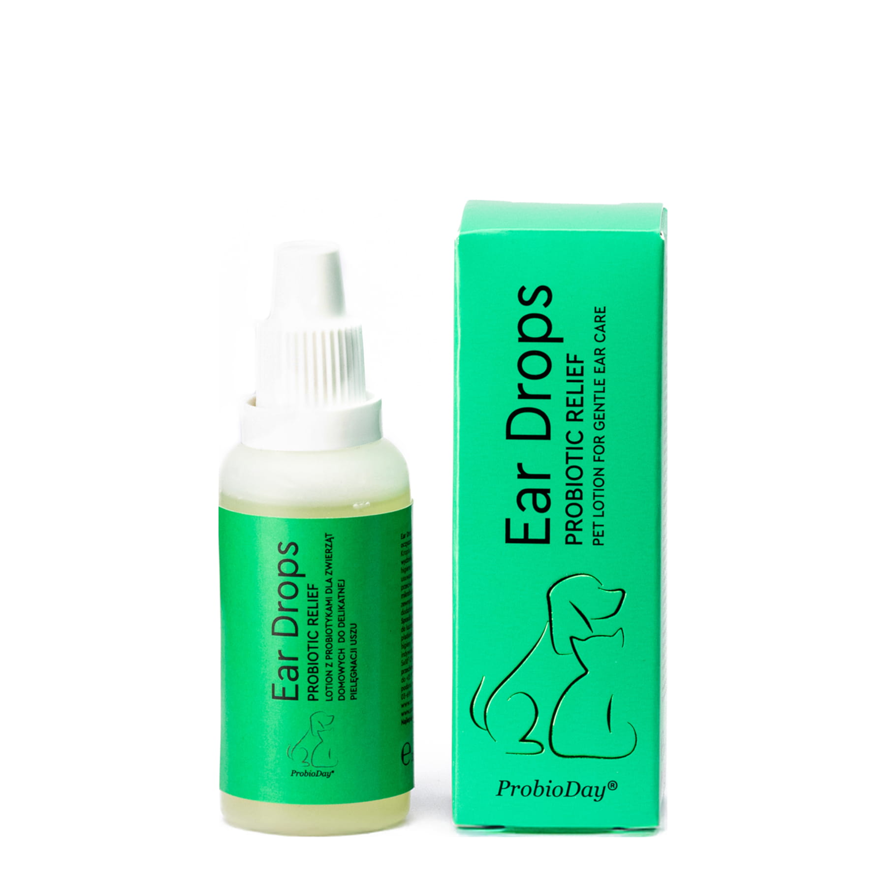 zestaw ProbioDay® 3xCare – krople do higieny uszu zwierząt